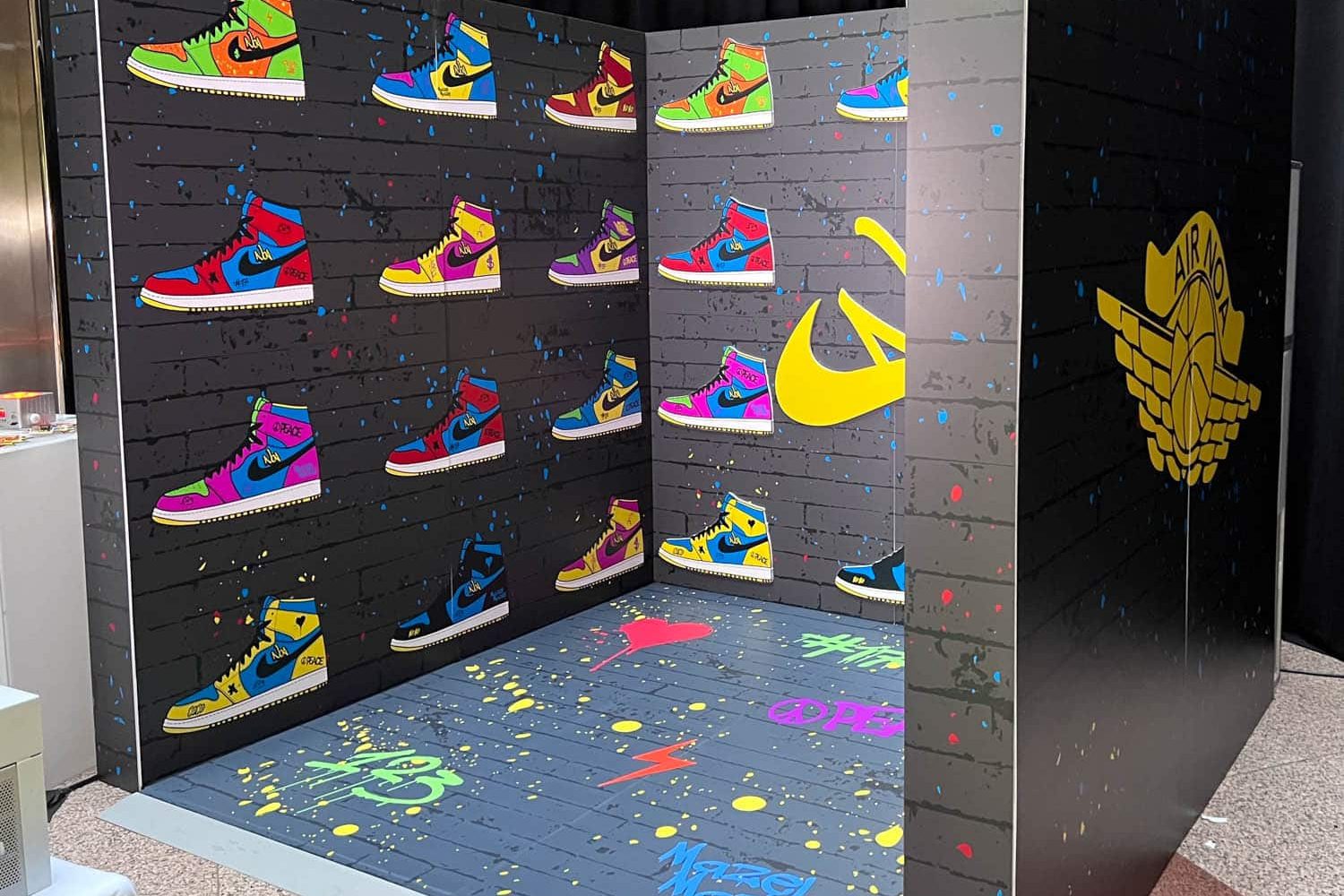 3D Booth-Nike Graffiti