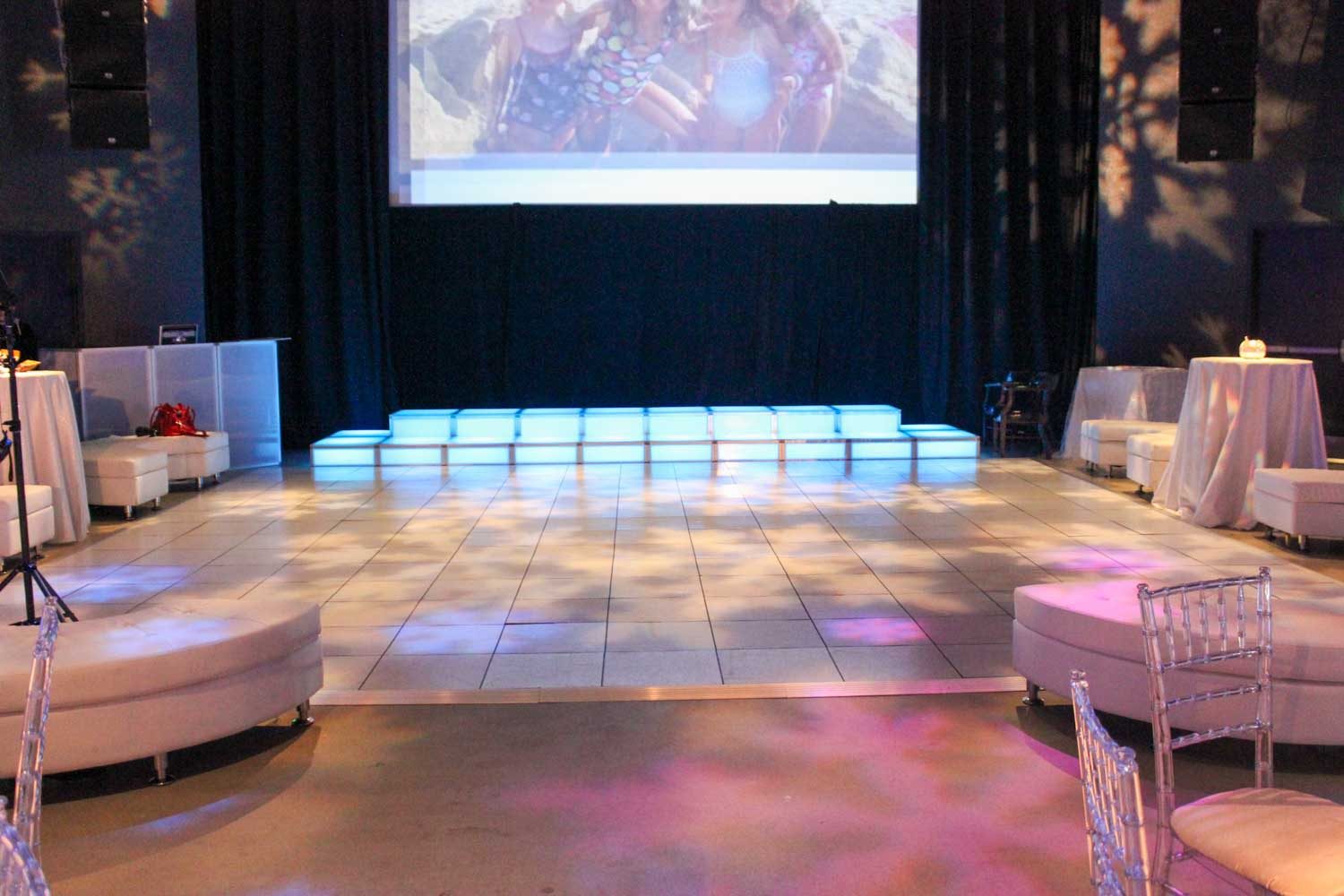 Light Up Stage Rentals in NY, CT, MA & RI