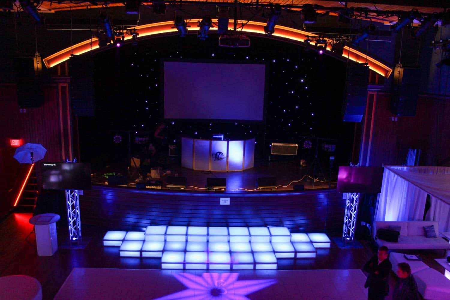 Light Up Stage Rentals in NY, CT, MA & RI