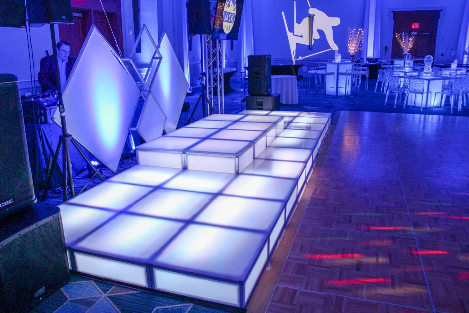 Light Up Stage Rentals in NY, CT, MA & RI