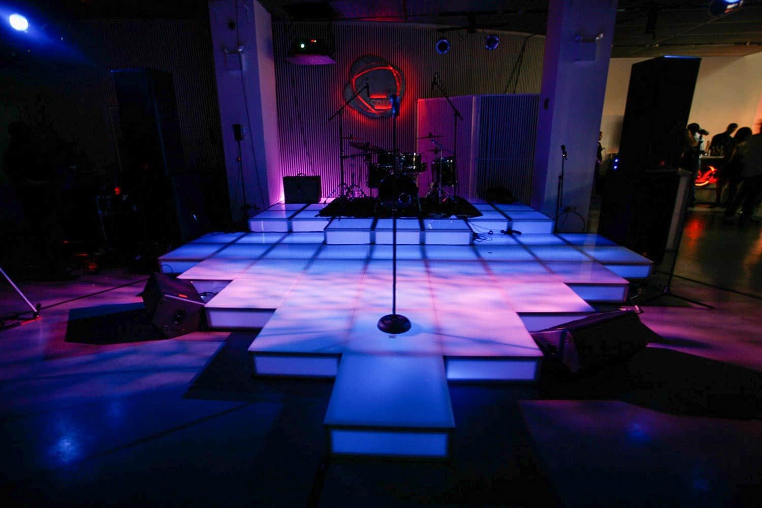 Light Up Stage Rentals in NY, CT, MA & RI
